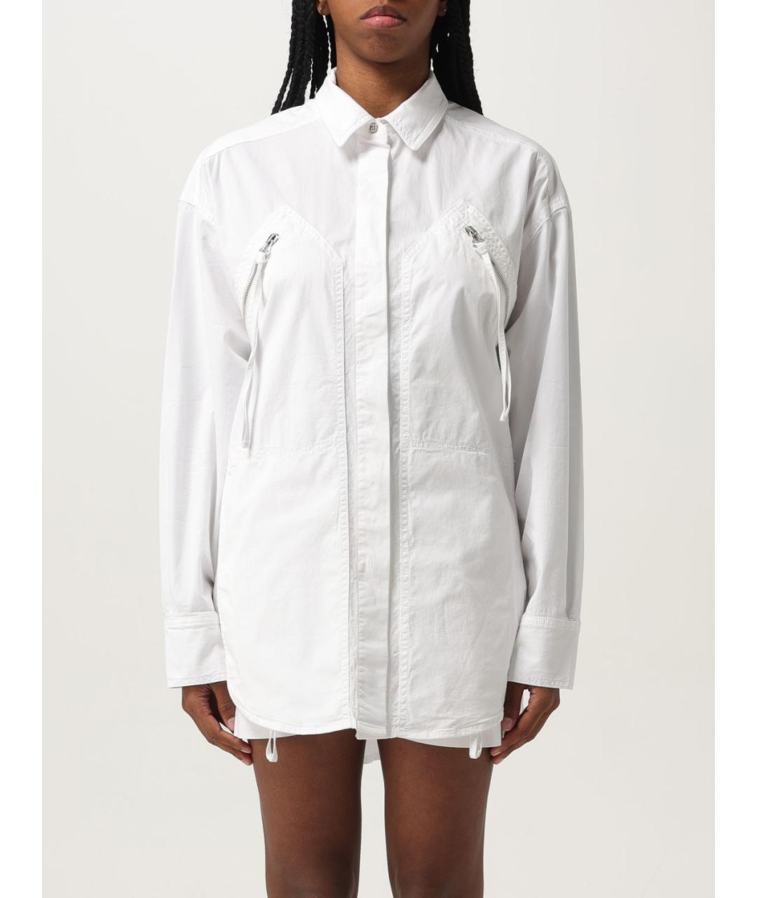 PINKO Белая хлопковая рубашка, фото 2
