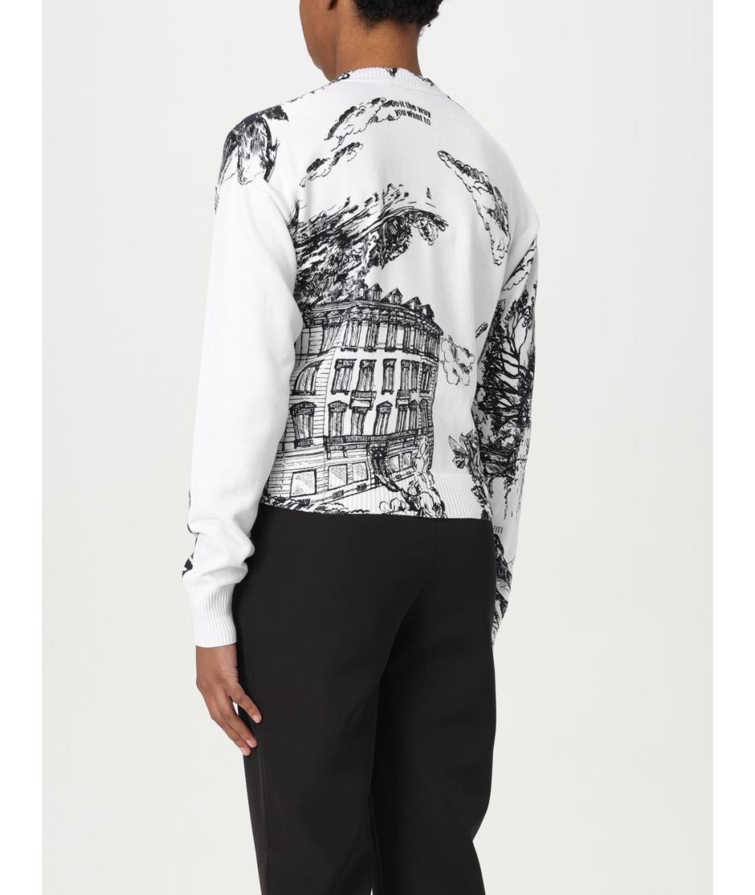 MOSCHINO JEANS Мульти хлопковый джемпер / свитер, фото 2