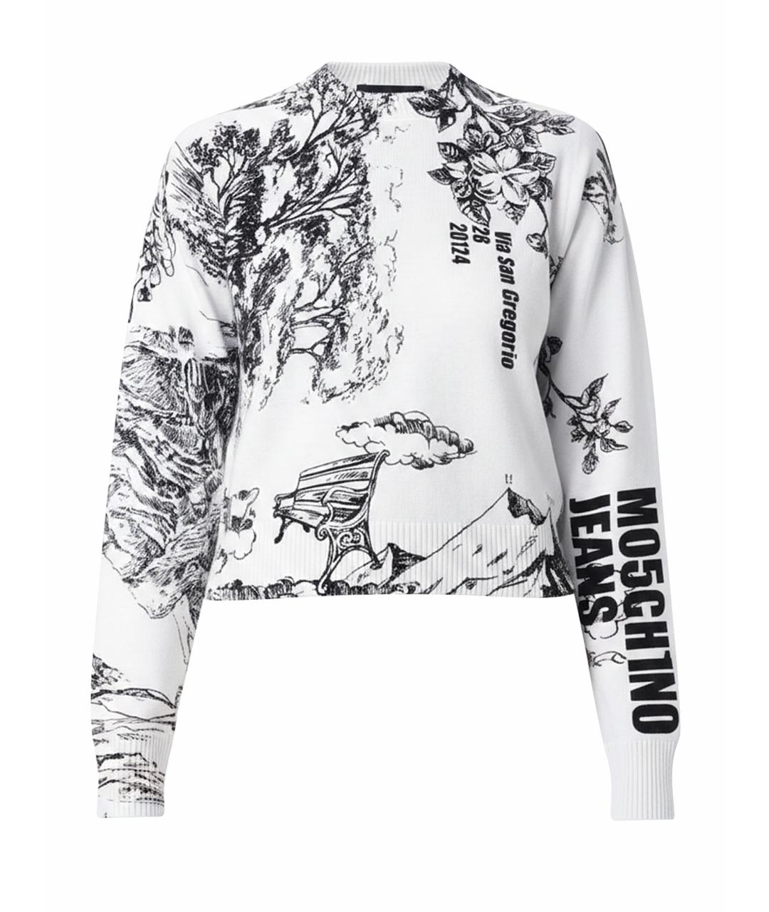 MOSCHINO JEANS Мульти хлопковый джемпер / свитер, фото 1