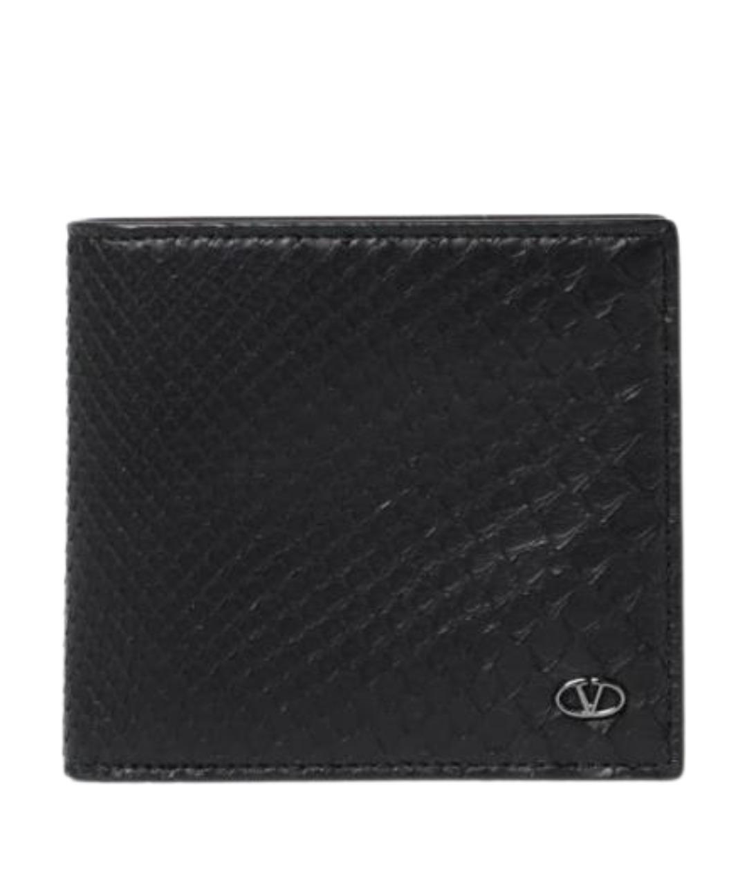 VALENTINO Синий кожаный кошелек, фото 1