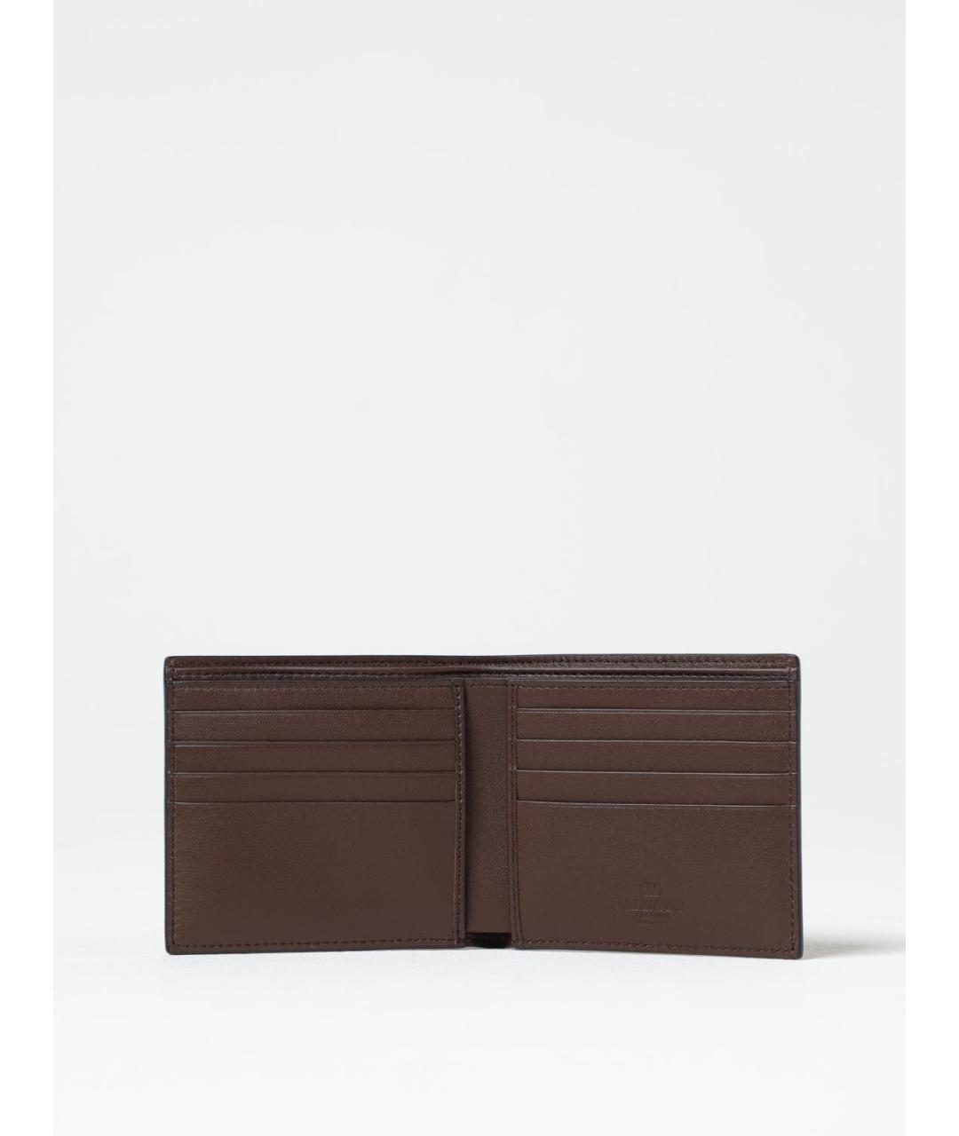 VALENTINO Синий кожаный кошелек, фото 2