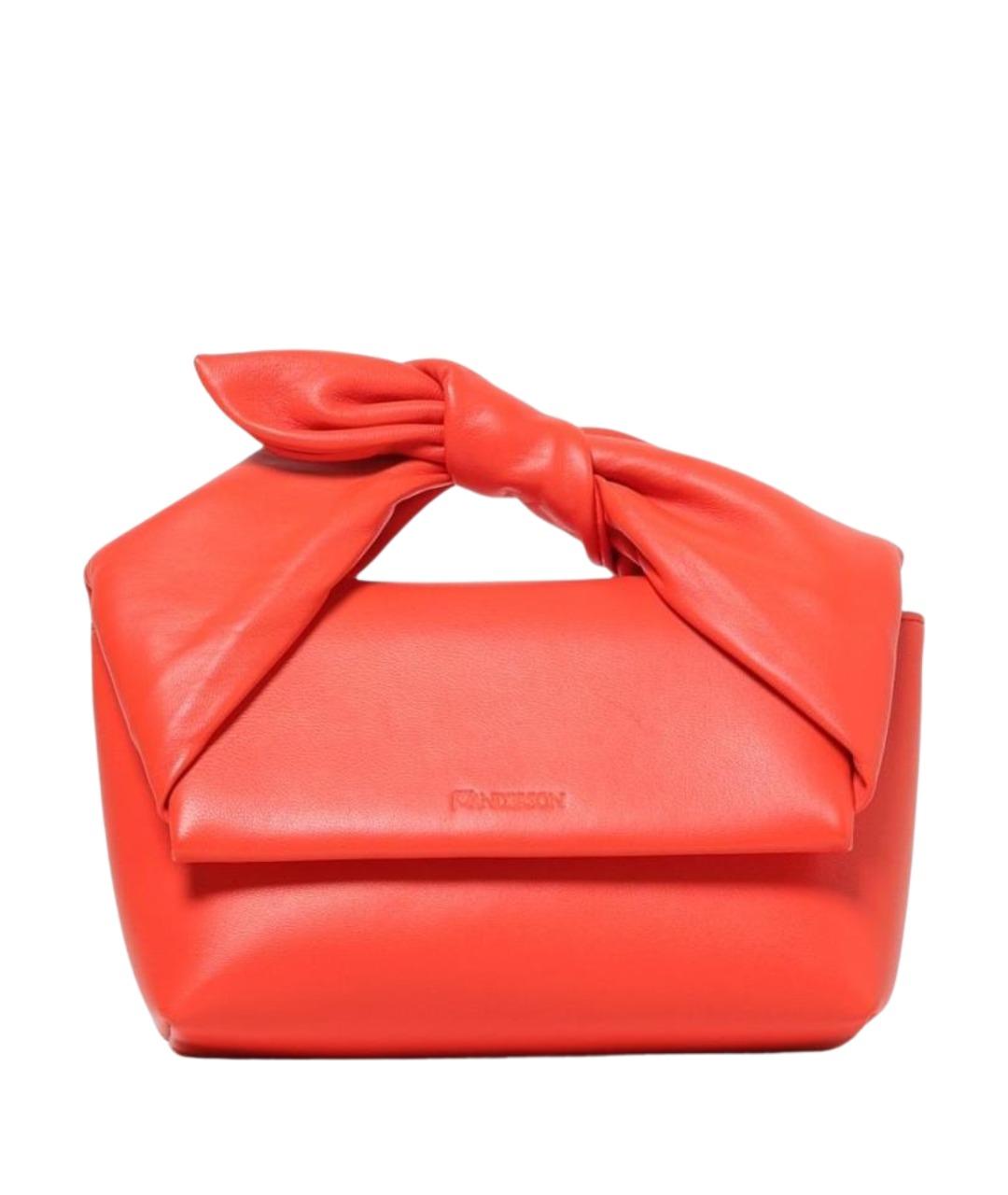 J.W.ANDERSON Коралловая кожаная сумка через плечо, фото 1