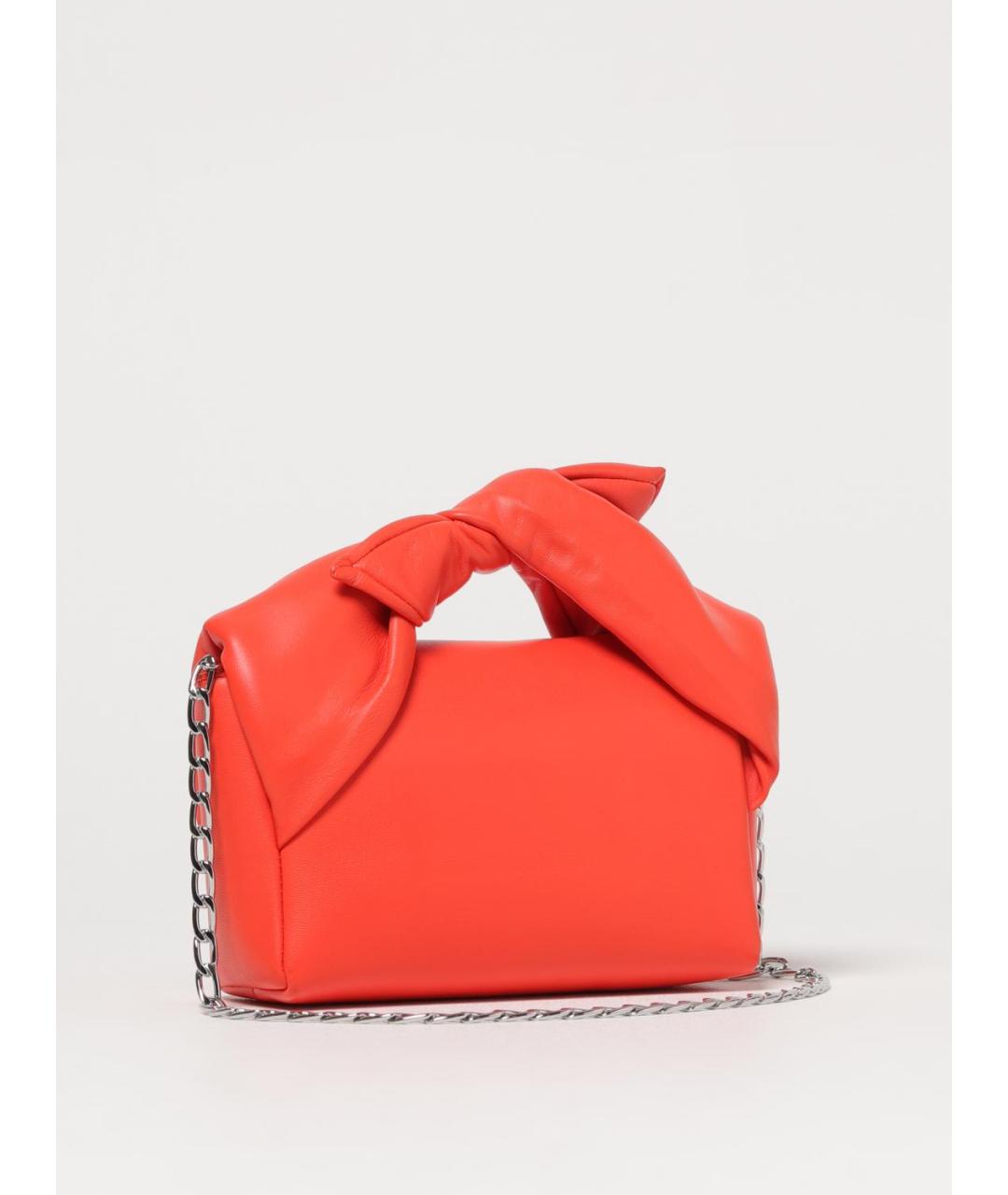 J.W.ANDERSON Коралловая кожаная сумка через плечо, фото 3