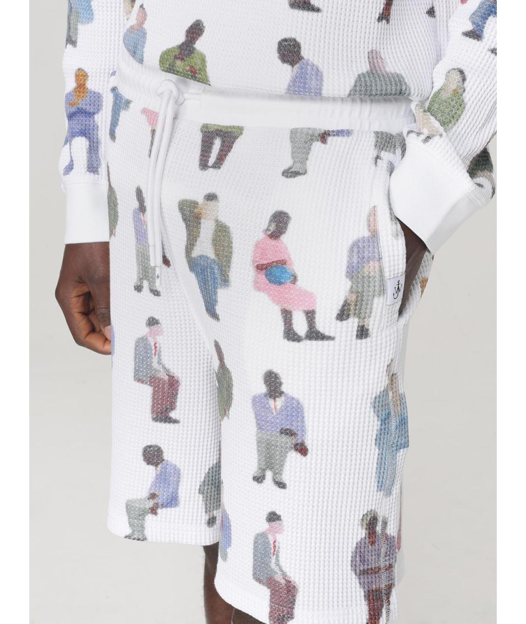 J.W.ANDERSON Белые хлопковые шорты, фото 6