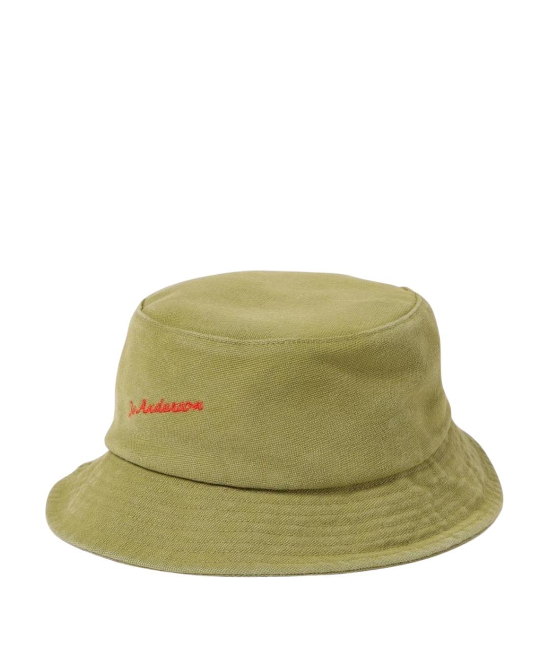 J.W.ANDERSON Хаки хлопковая шляпа, фото 1