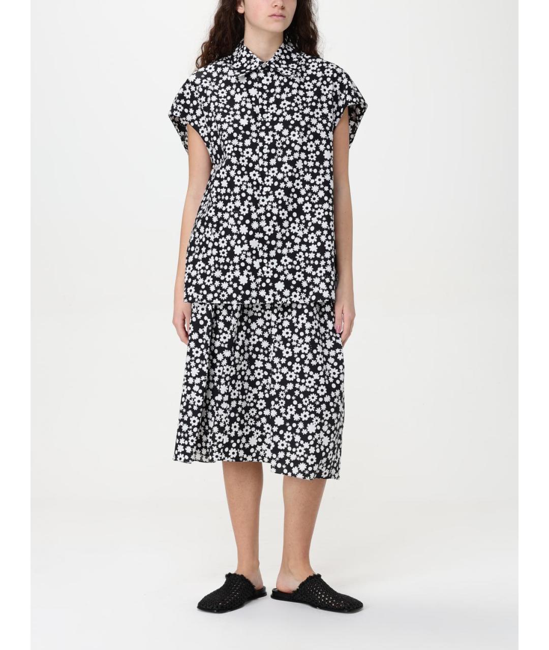 MARNI Черная хлопковая рубашка, фото 2