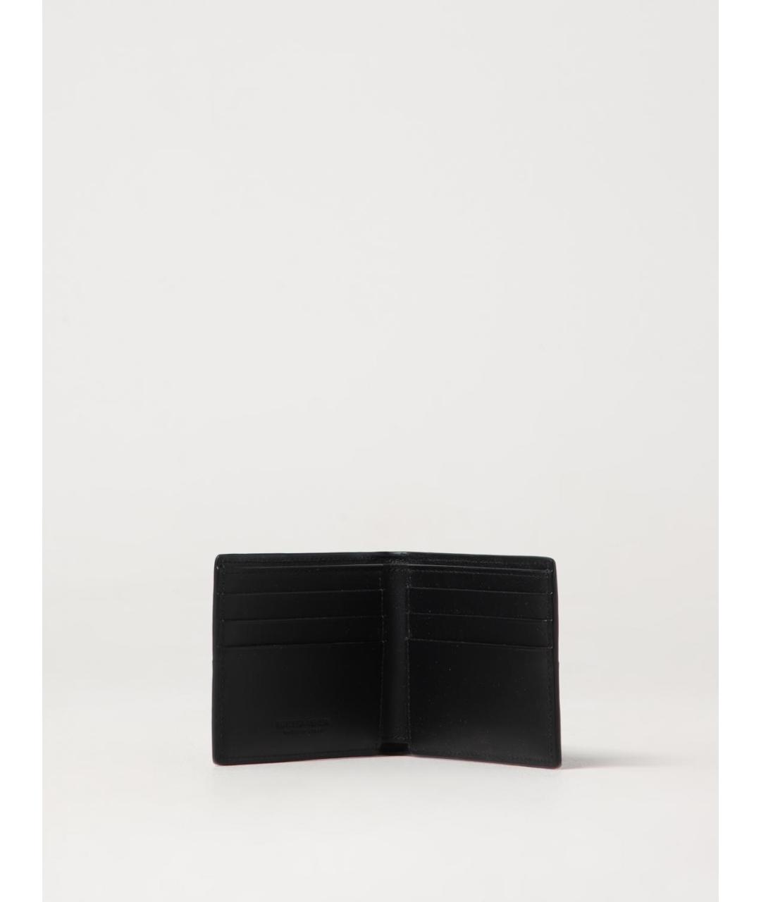 BOTTEGA VENETA Черный кожаный кошелек, фото 2