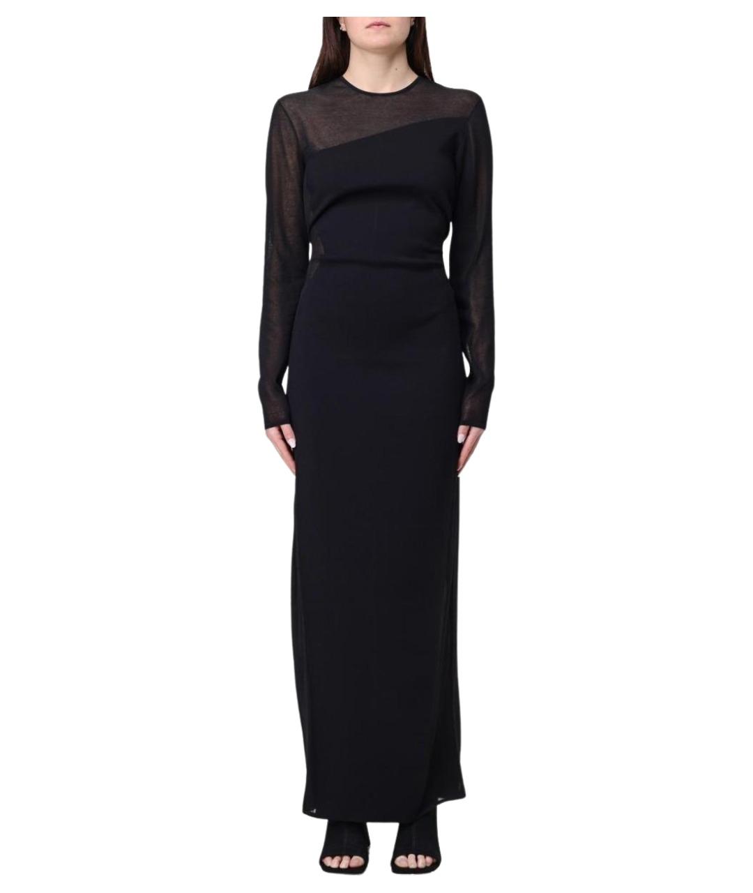 STELLA MCCARTNEY Черное вискозное коктейльное платье, фото 1