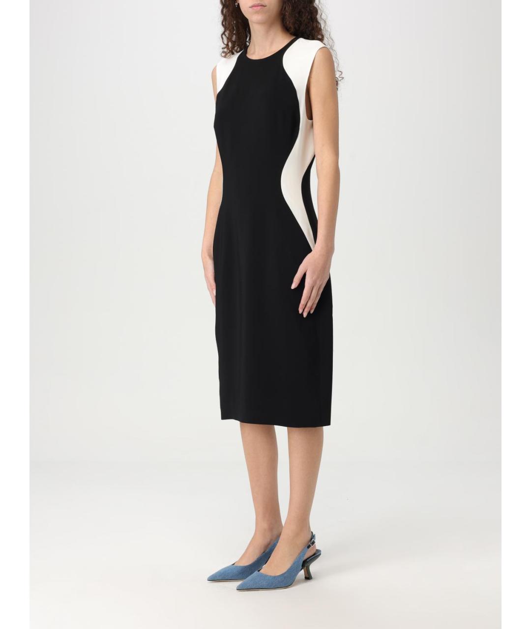 STELLA MCCARTNEY Черное вискозное повседневное платье, фото 4