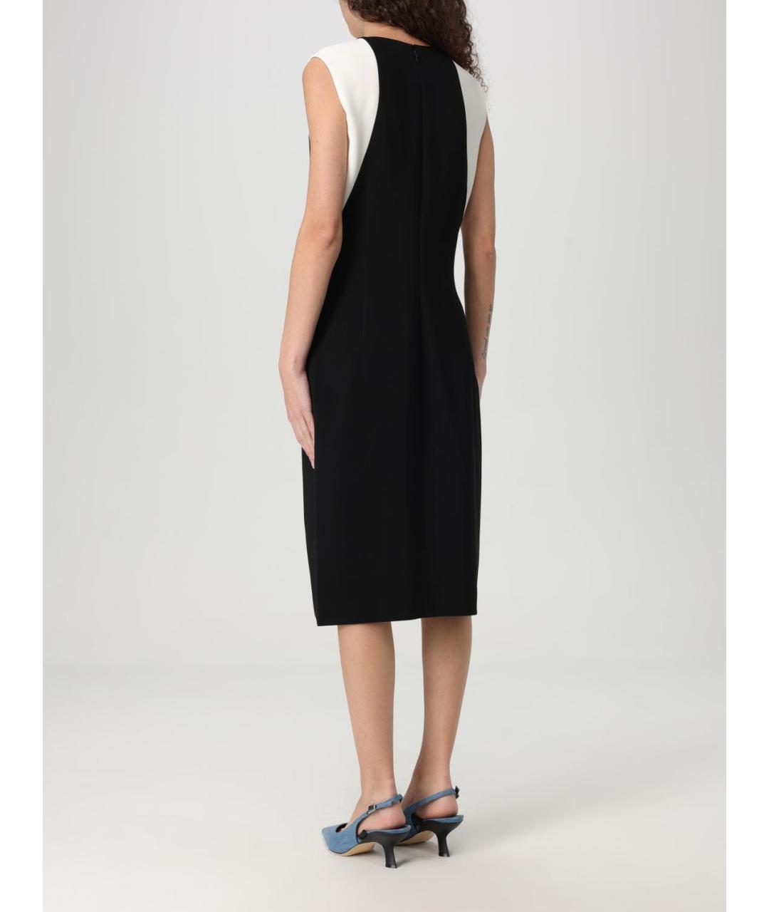 STELLA MCCARTNEY Черное вискозное повседневное платье, фото 3