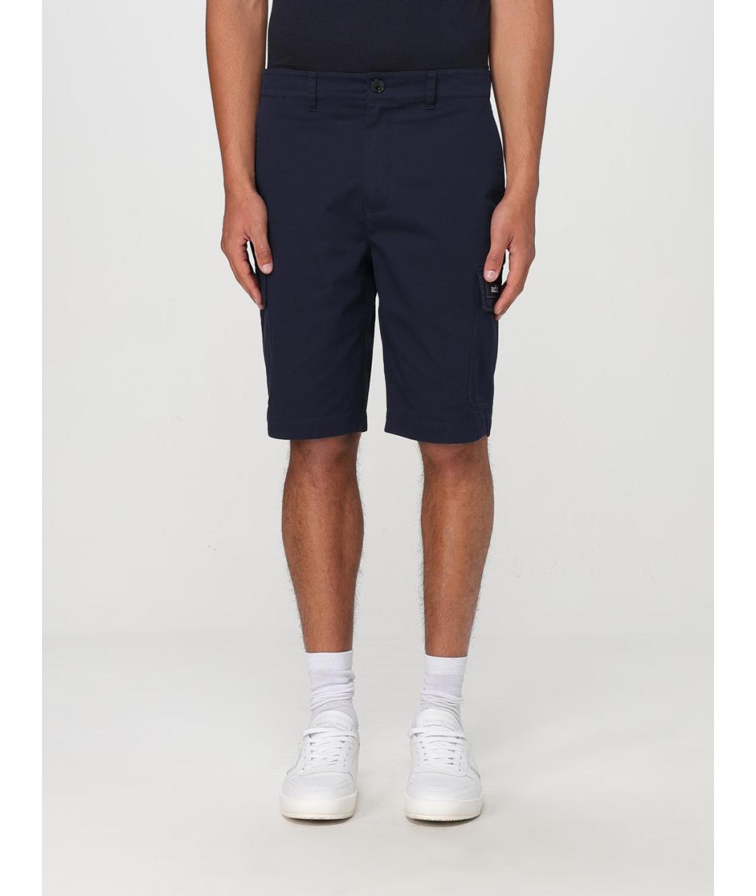 ADD Синие хлопковые шорты, фото 4