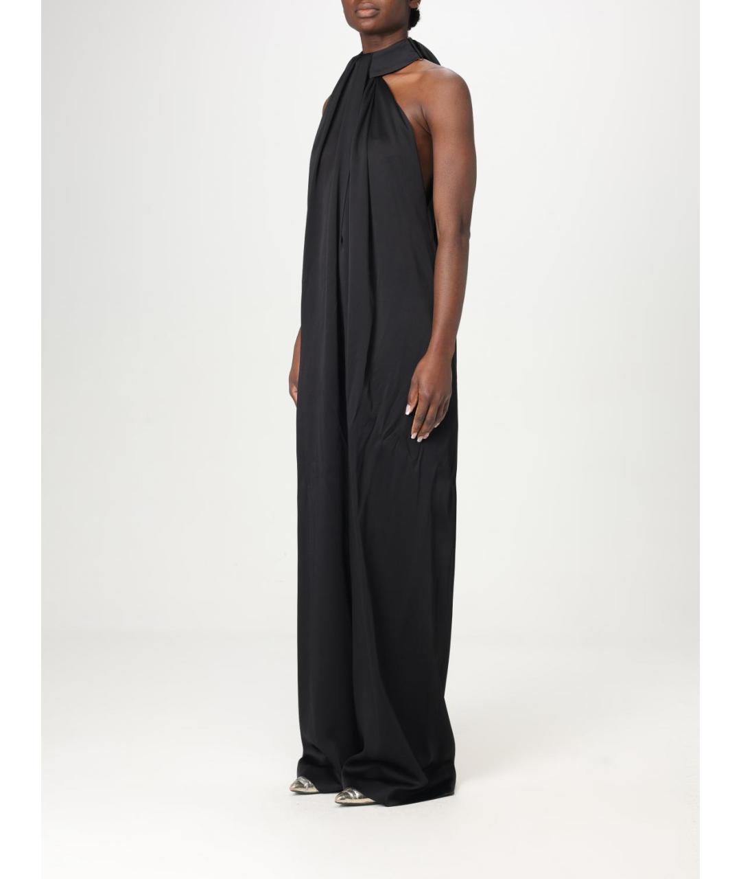 STELLA MCCARTNEY Черное ацетатное коктейльное платье, фото 3