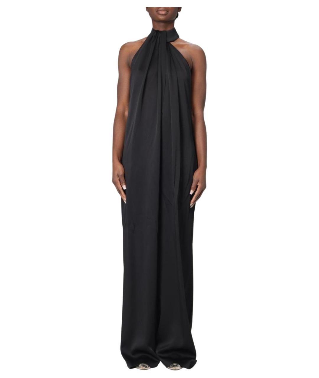 STELLA MCCARTNEY Черное ацетатное коктейльное платье, фото 1