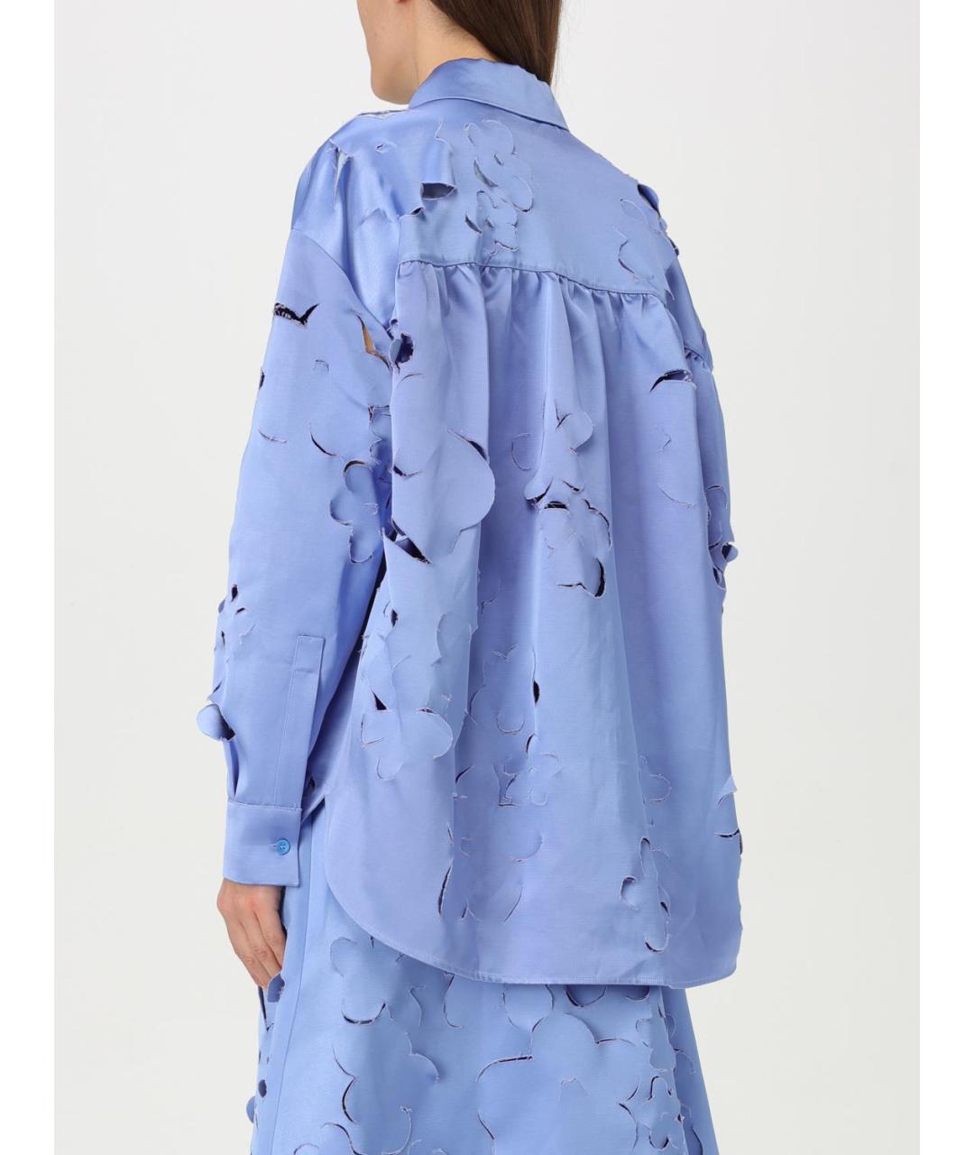 MARNI Голубая вискозная рубашка, фото 3