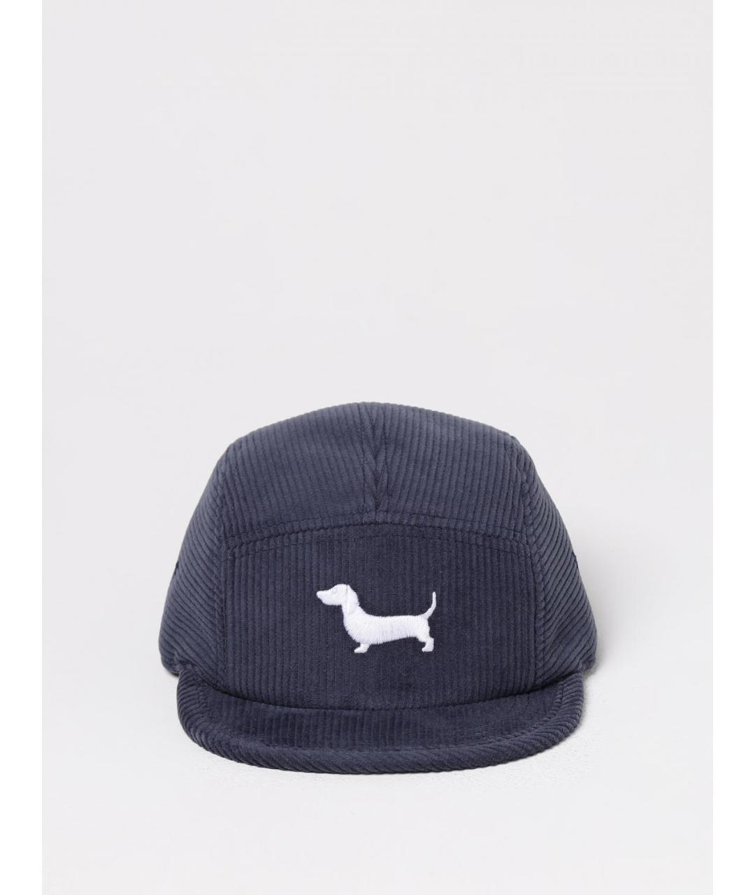 THOM BROWNE Синяя хлопковая кепка/бейсболка, фото 2