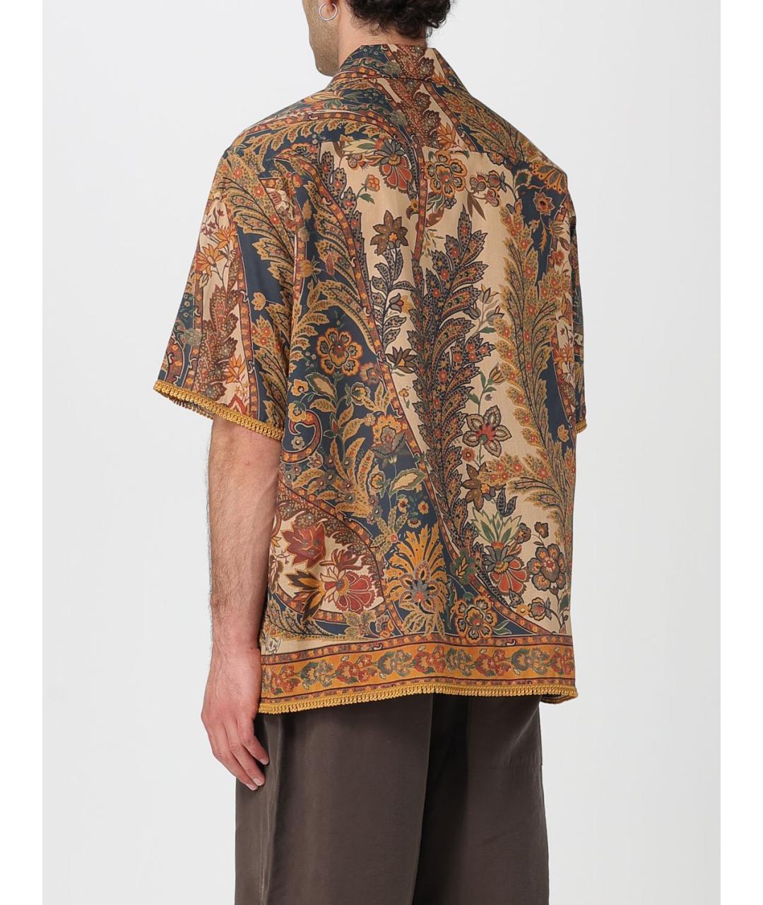 VALENTINO Мульти хлопковая кэжуал рубашка, фото 4