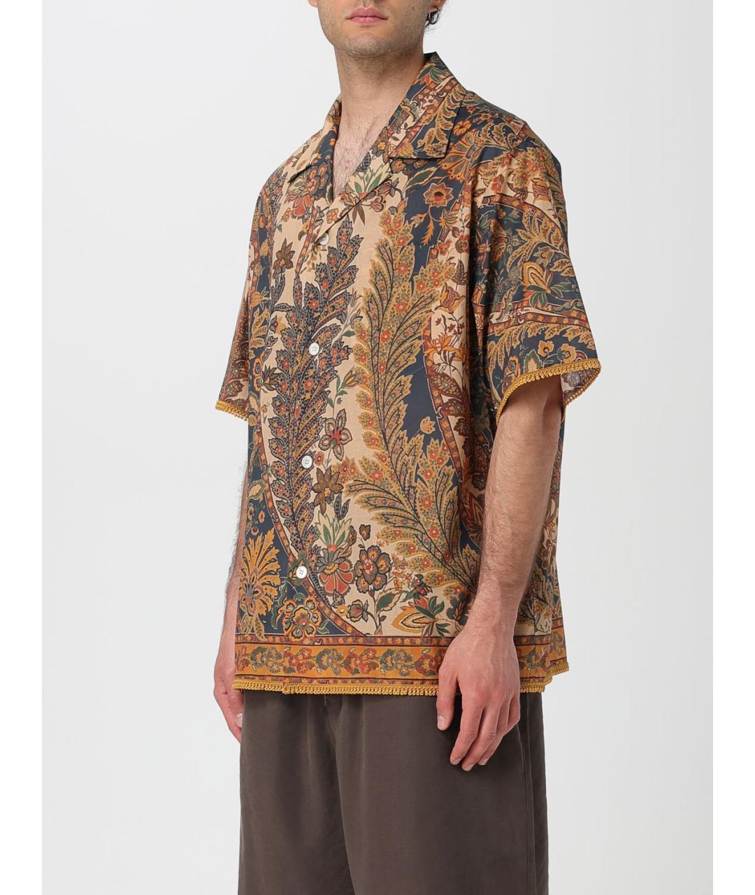 VALENTINO Мульти хлопковая кэжуал рубашка, фото 5