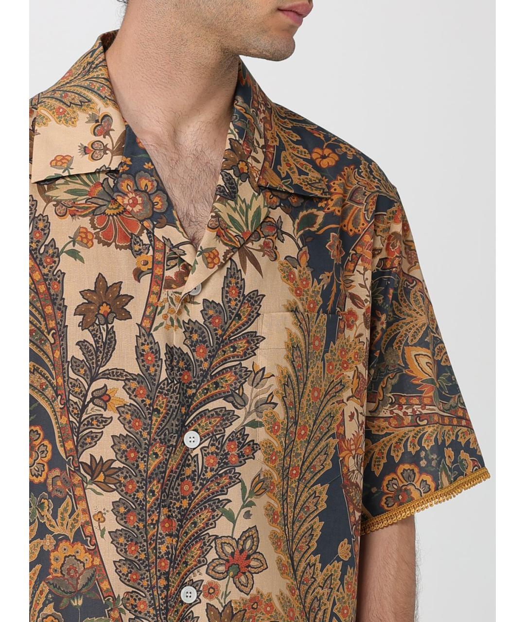 VALENTINO Мульти хлопковая кэжуал рубашка, фото 6