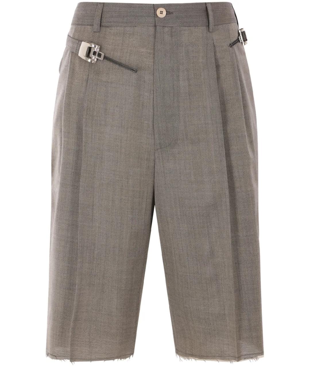 MAGLIANO Серые шерстяные шорты, фото 1