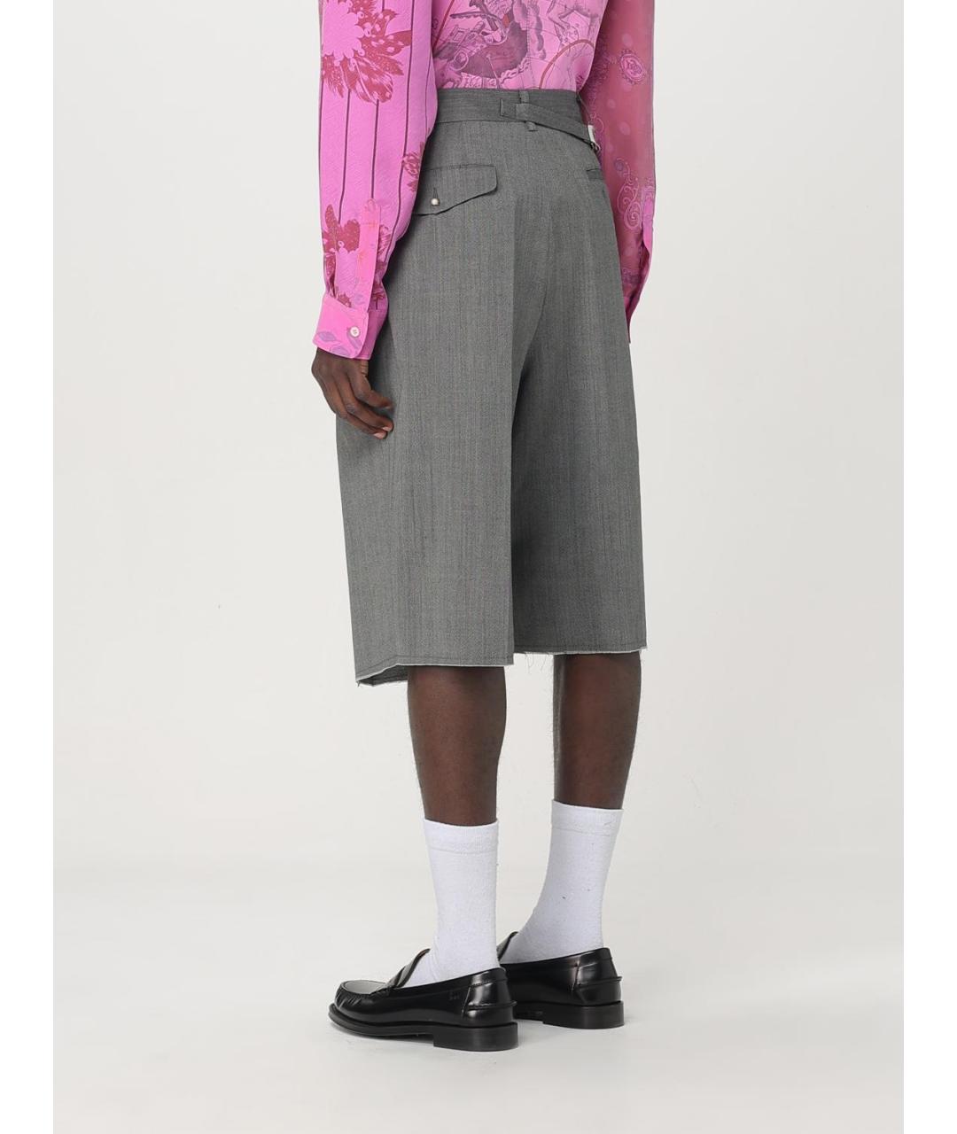 MAGLIANO Серые шерстяные шорты, фото 4