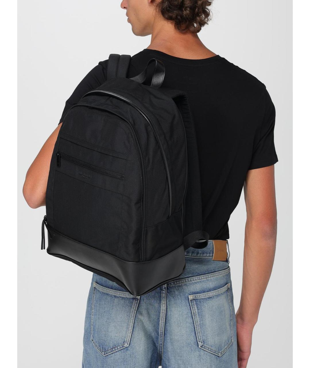 SAINT LAURENT Черный рюкзак, фото 2