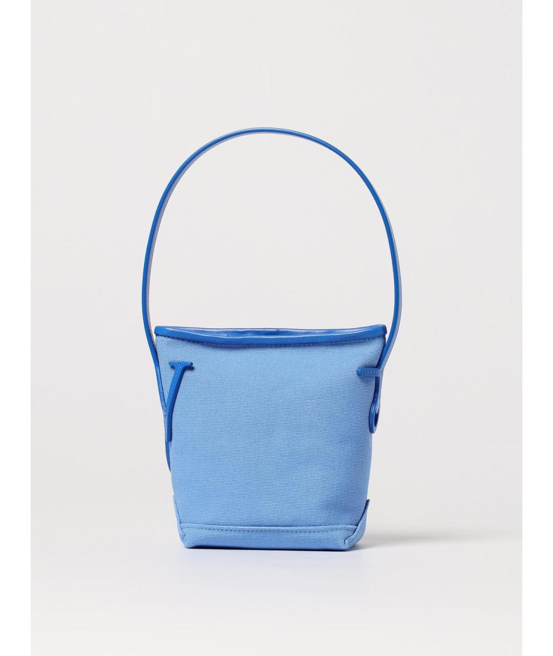 J.W.ANDERSON Голубая хлопковая сумка через плечо, фото 6