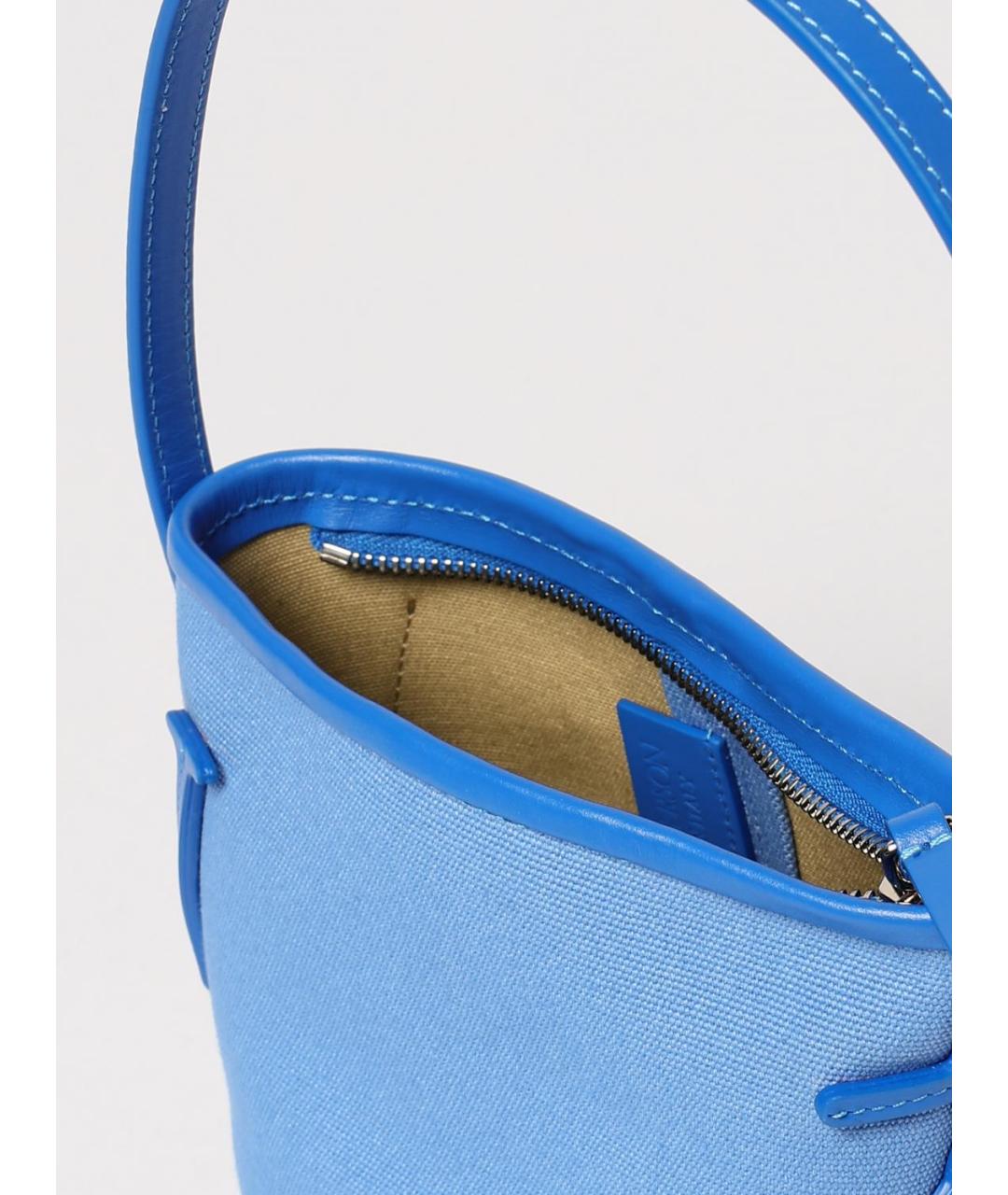 J.W.ANDERSON Голубая хлопковая сумка через плечо, фото 5