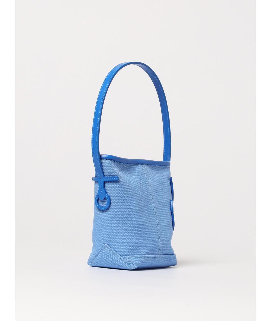 J.W.ANDERSON Голубая хлопковая сумка через плечо, фото 3