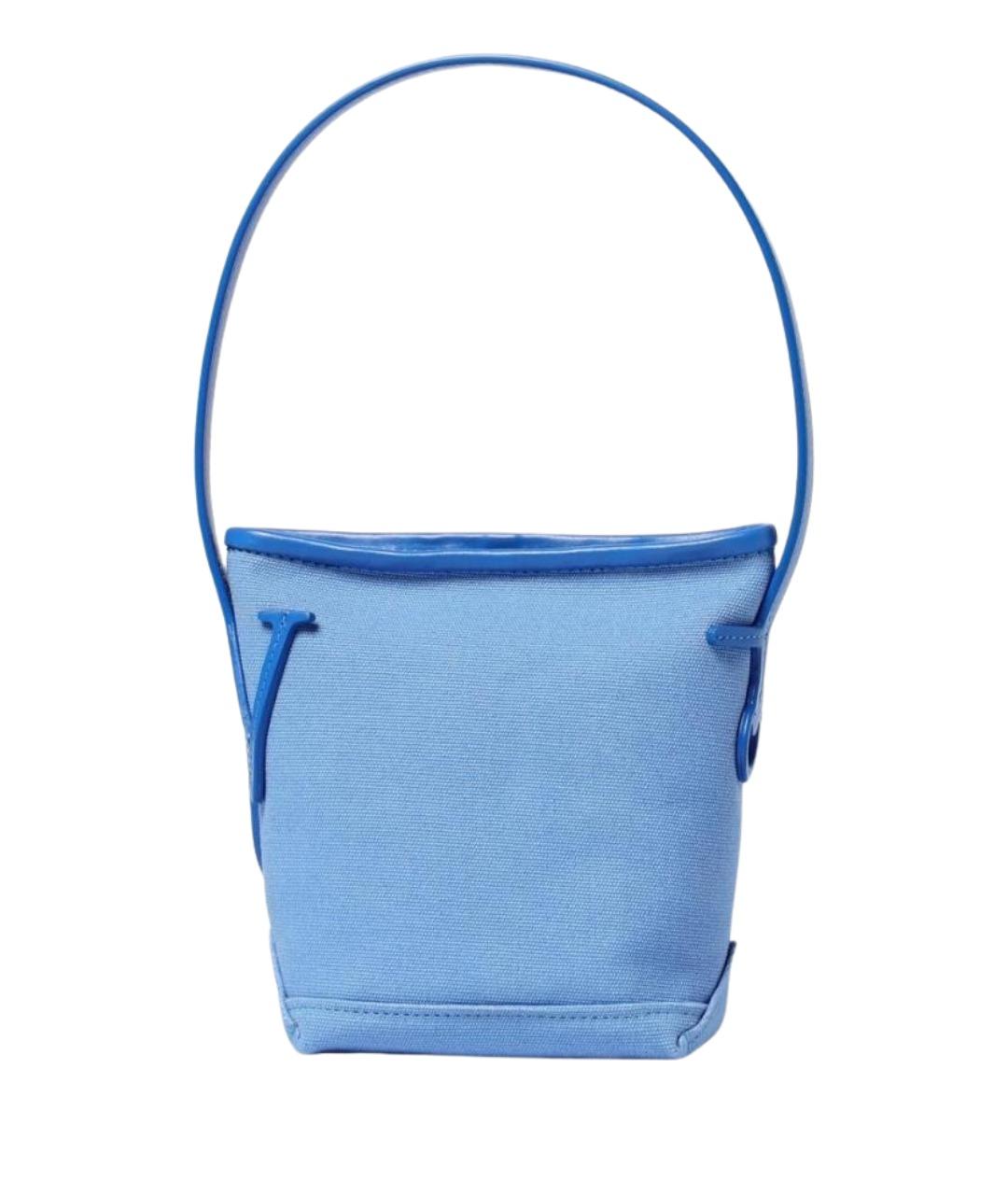 J.W.ANDERSON Голубая хлопковая сумка через плечо, фото 1