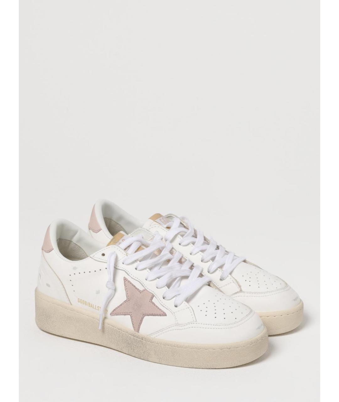 GOLDEN GOOSE DELUXE BRAND Белые кожаные кеды, фото 2