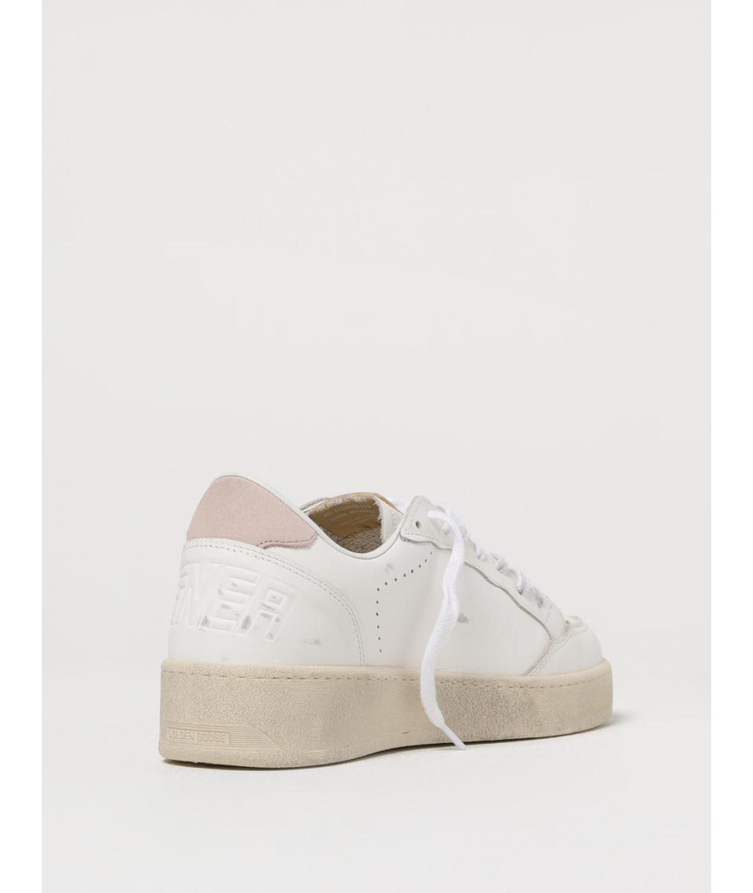 GOLDEN GOOSE DELUXE BRAND Белые кожаные кеды, фото 3