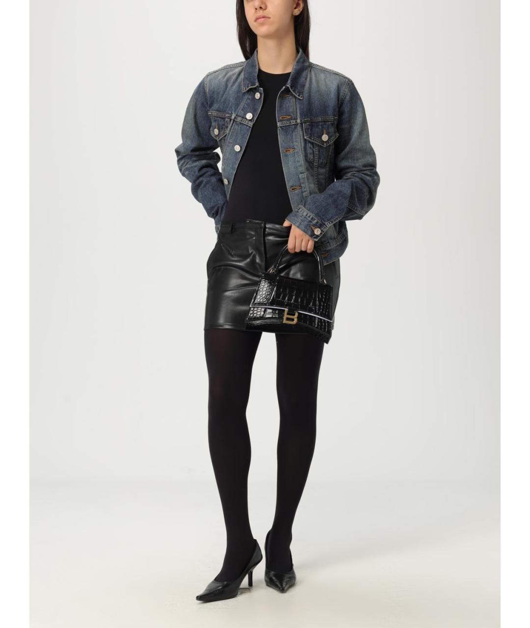 BALENCIAGA Синяя деним куртка, фото 3