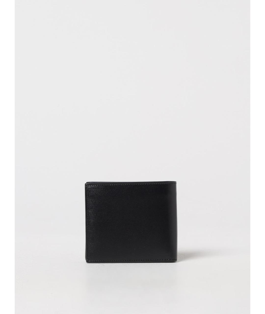 SAINT LAURENT Черный кожаный кошелек, фото 3