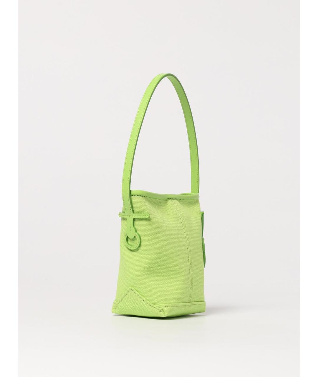 J.W.ANDERSON Зеленая хлопковая сумка через плечо, фото 3