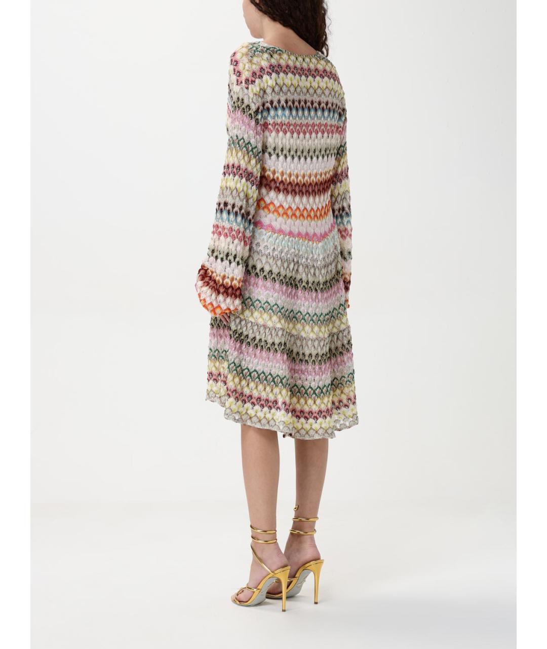 MISSONI Мульти вискозное повседневное платье, фото 2