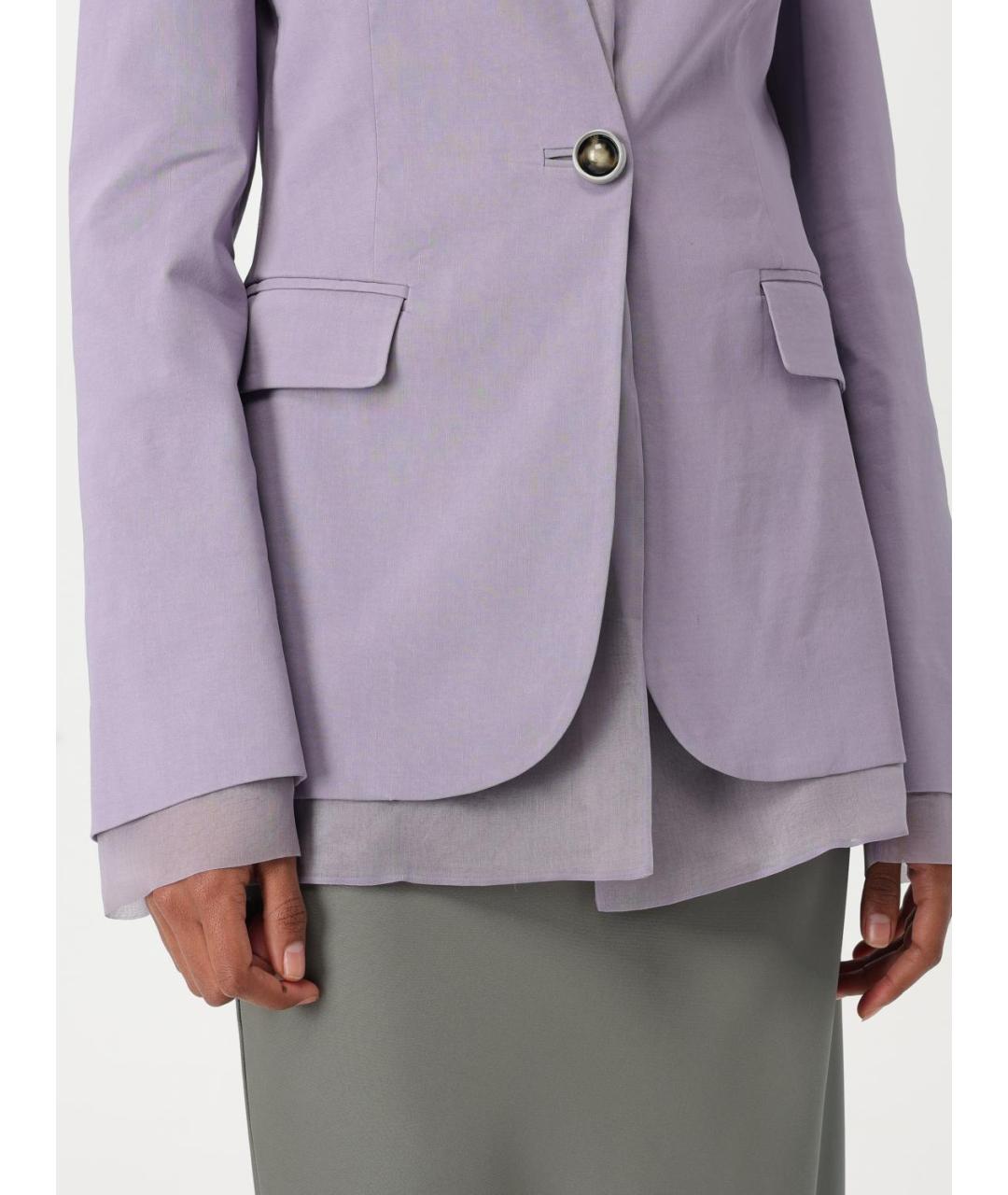 PINKO Фиолетовый жакет/пиджак, фото 5