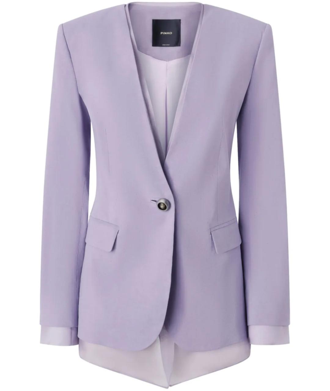 PINKO Фиолетовый жакет/пиджак, фото 1