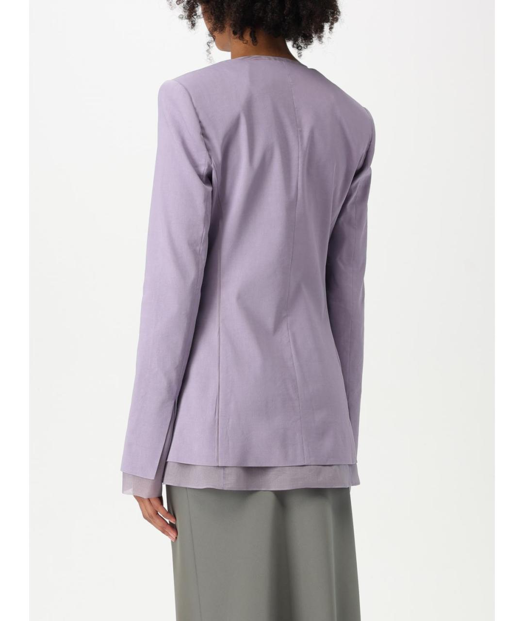 PINKO Фиолетовый жакет/пиджак, фото 3