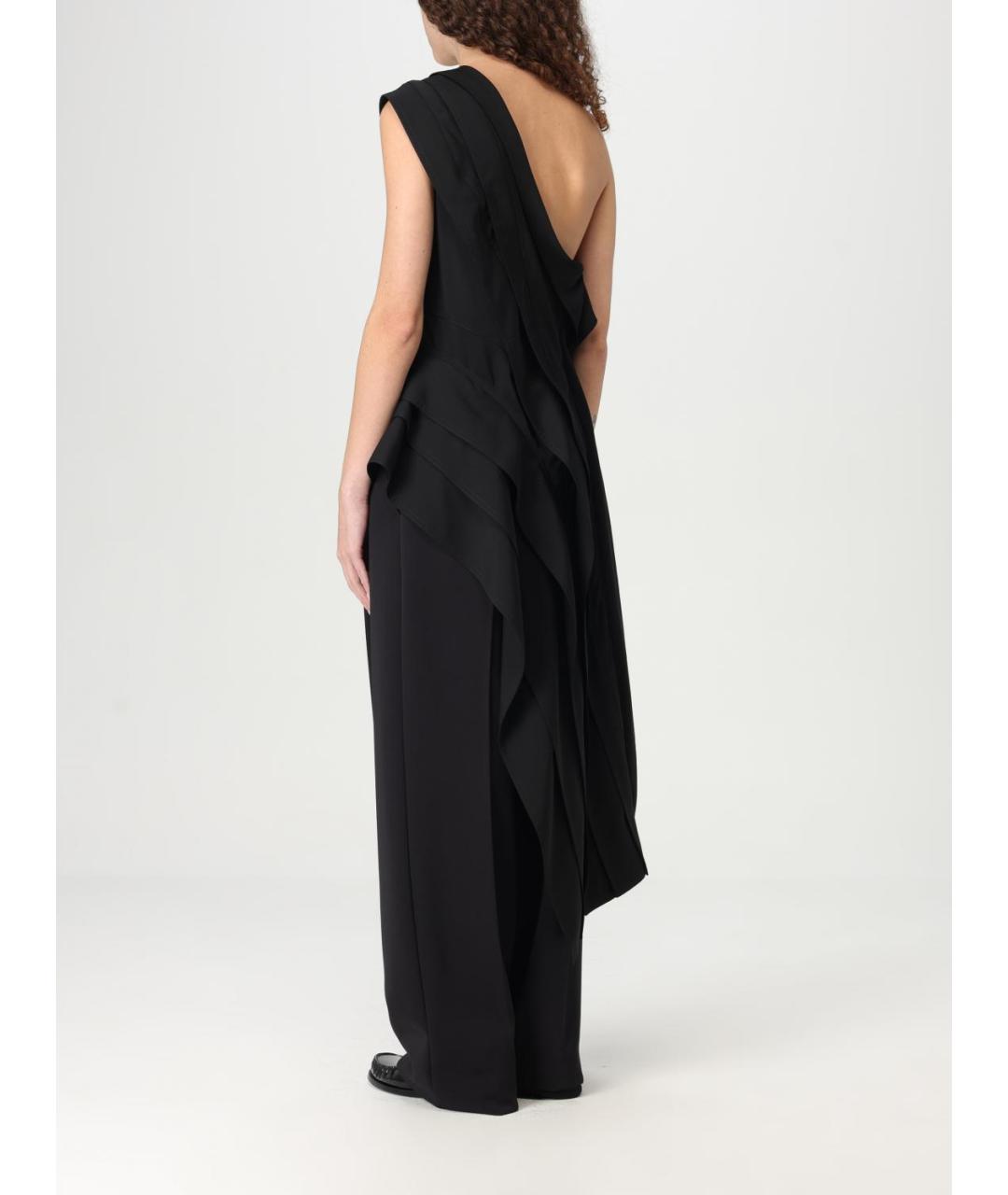 BOTTEGA VENETA Черная вискозная блузы, фото 3