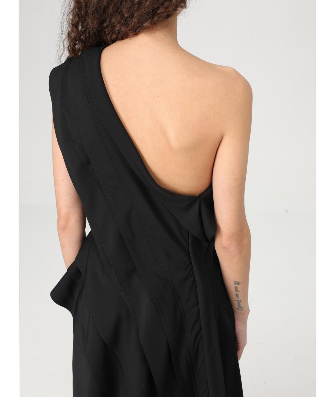 BOTTEGA VENETA Черная вискозная блузы, фото 5