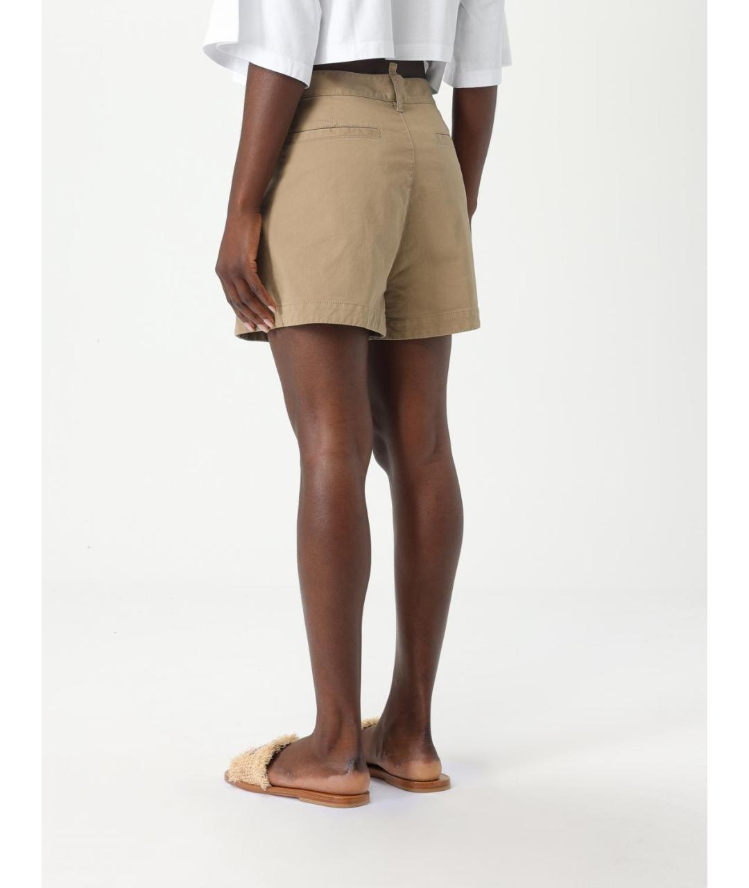 DSQUARED2 Бежевые хлопковые шорты, фото 3