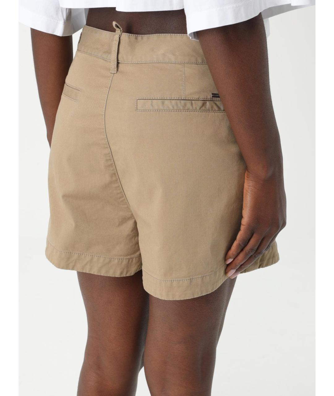 DSQUARED2 Бежевые хлопковые шорты, фото 4