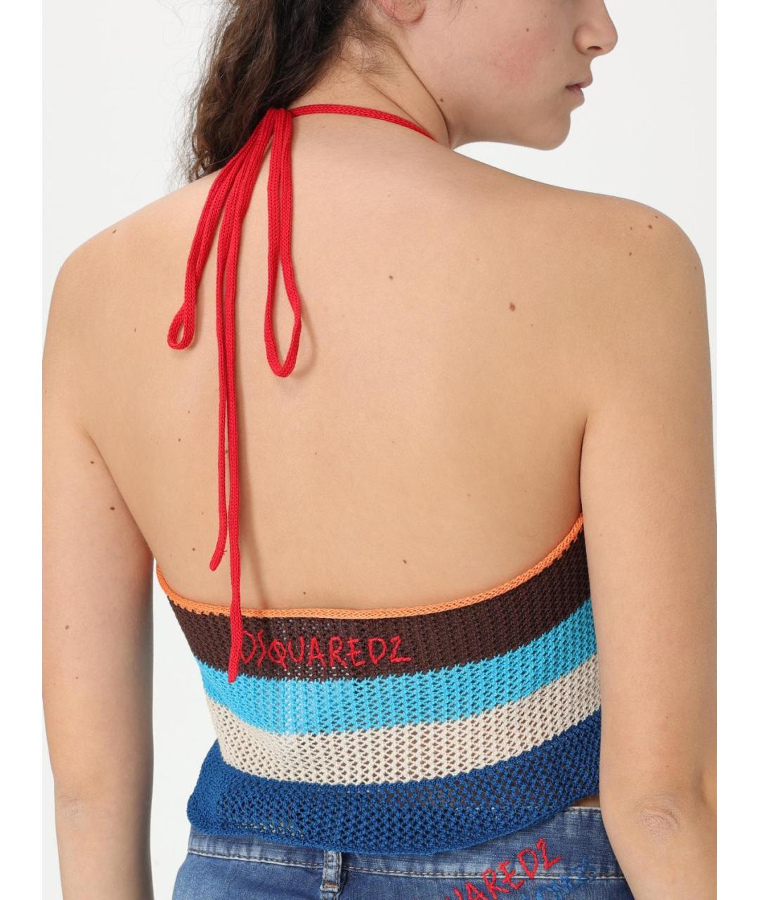 DSQUARED2 Мульти хлопковая майка, фото 5