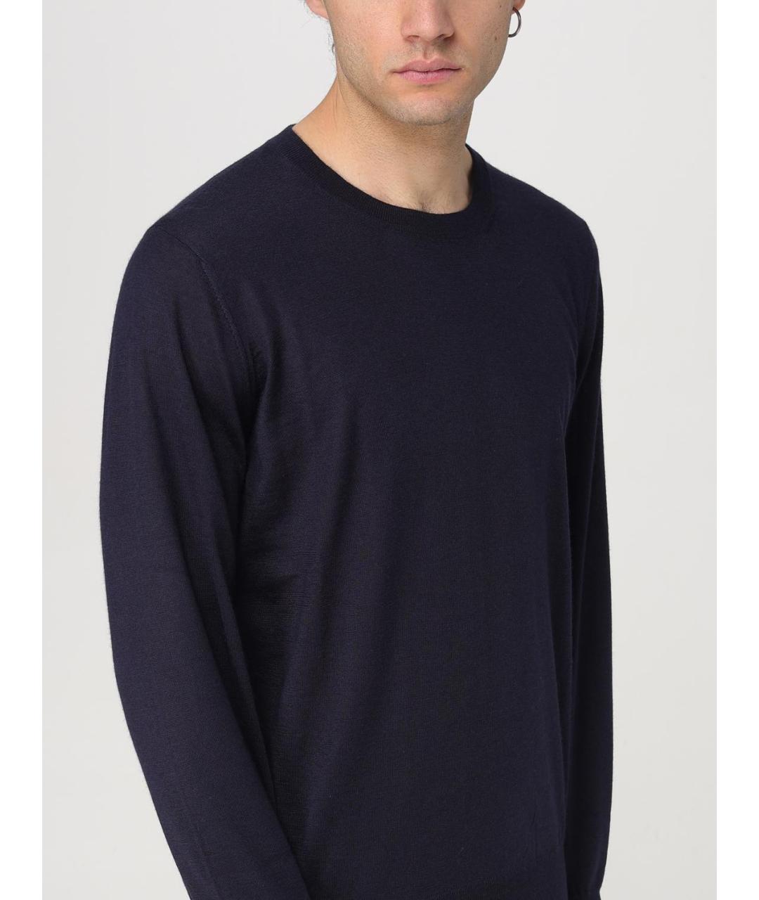 BRUNELLO CUCINELLI Синий кашемировый джемпер / свитер, фото 6