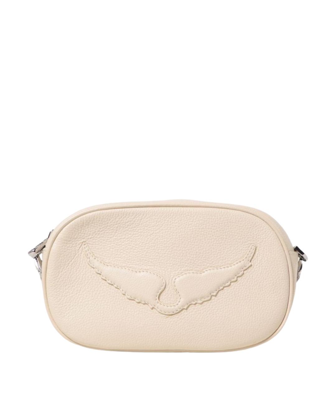 ZADIG & VOLTAIRE Бежевая кожаная сумка через плечо, фото 1