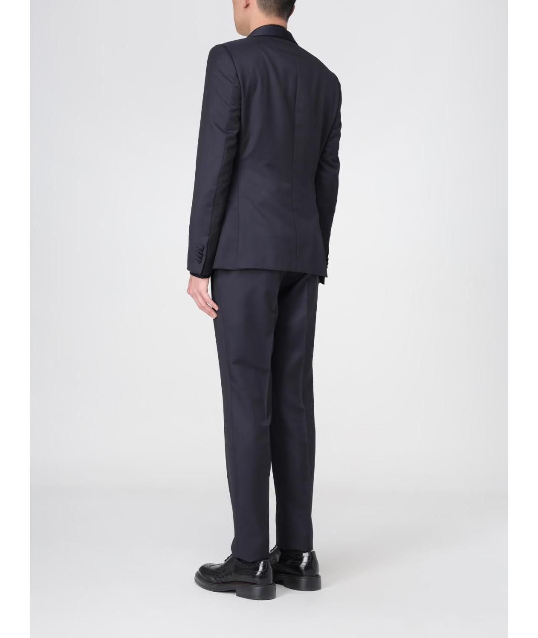 ZEGNA Темно-синий вечерний костюм, фото 3