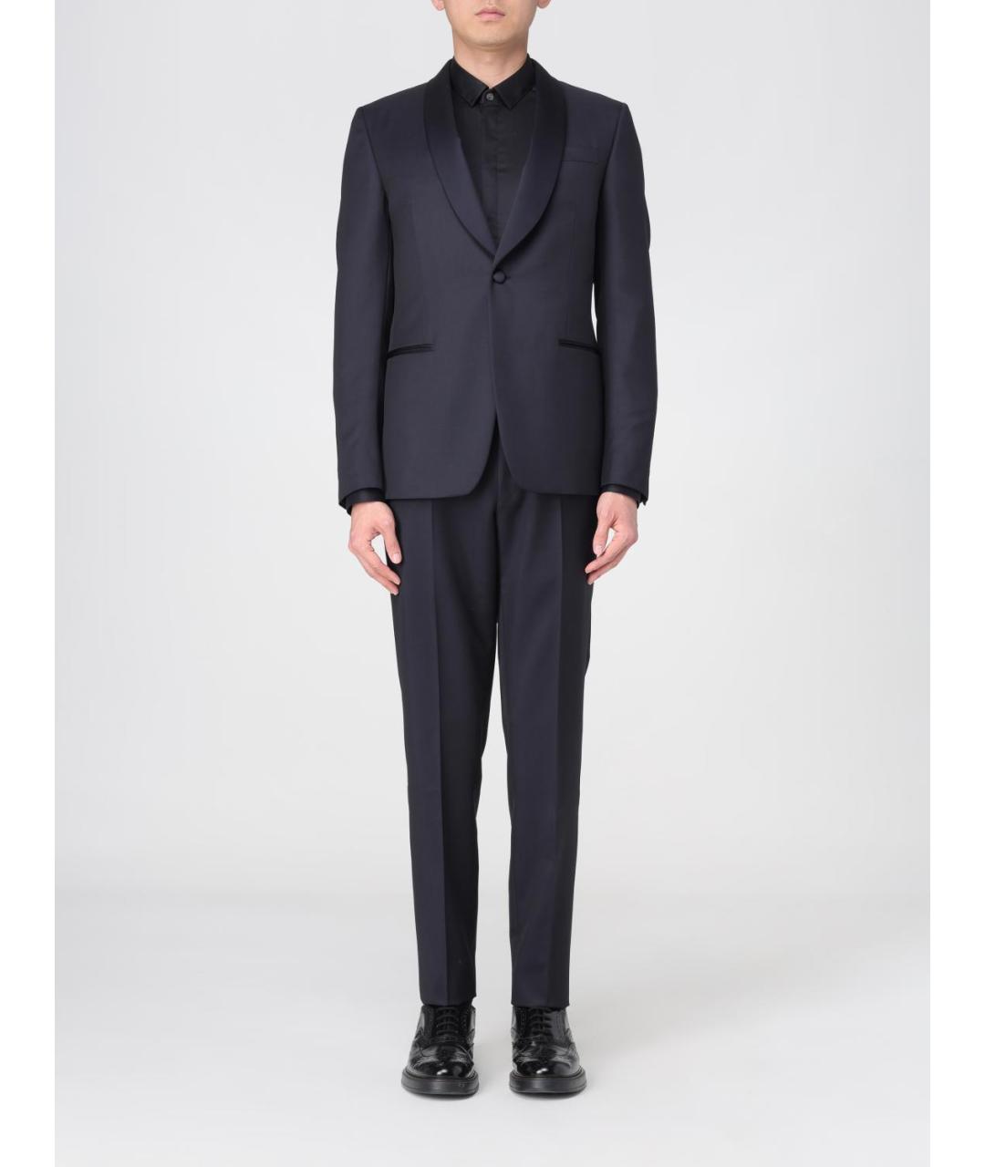 ZEGNA Темно-синий вечерний костюм, фото 7