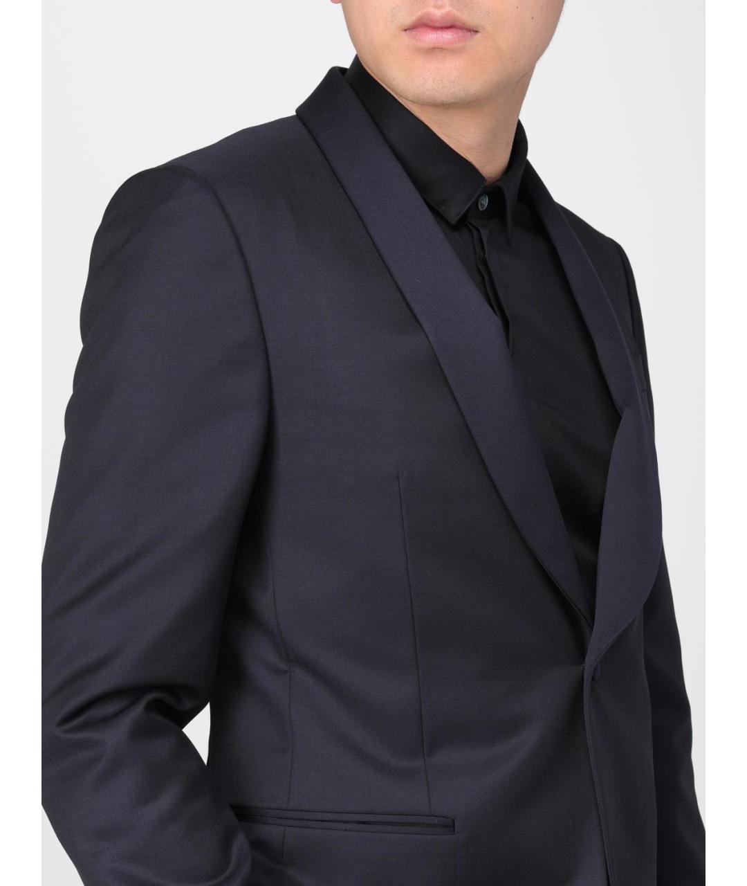 ZEGNA Темно-синий вечерний костюм, фото 5