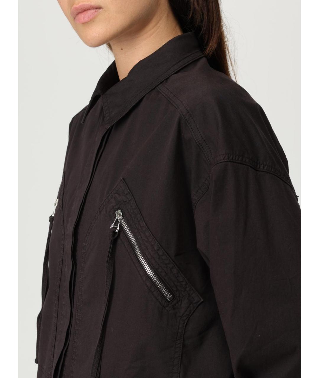 PINKO Черная хлопковая рубашка, фото 3