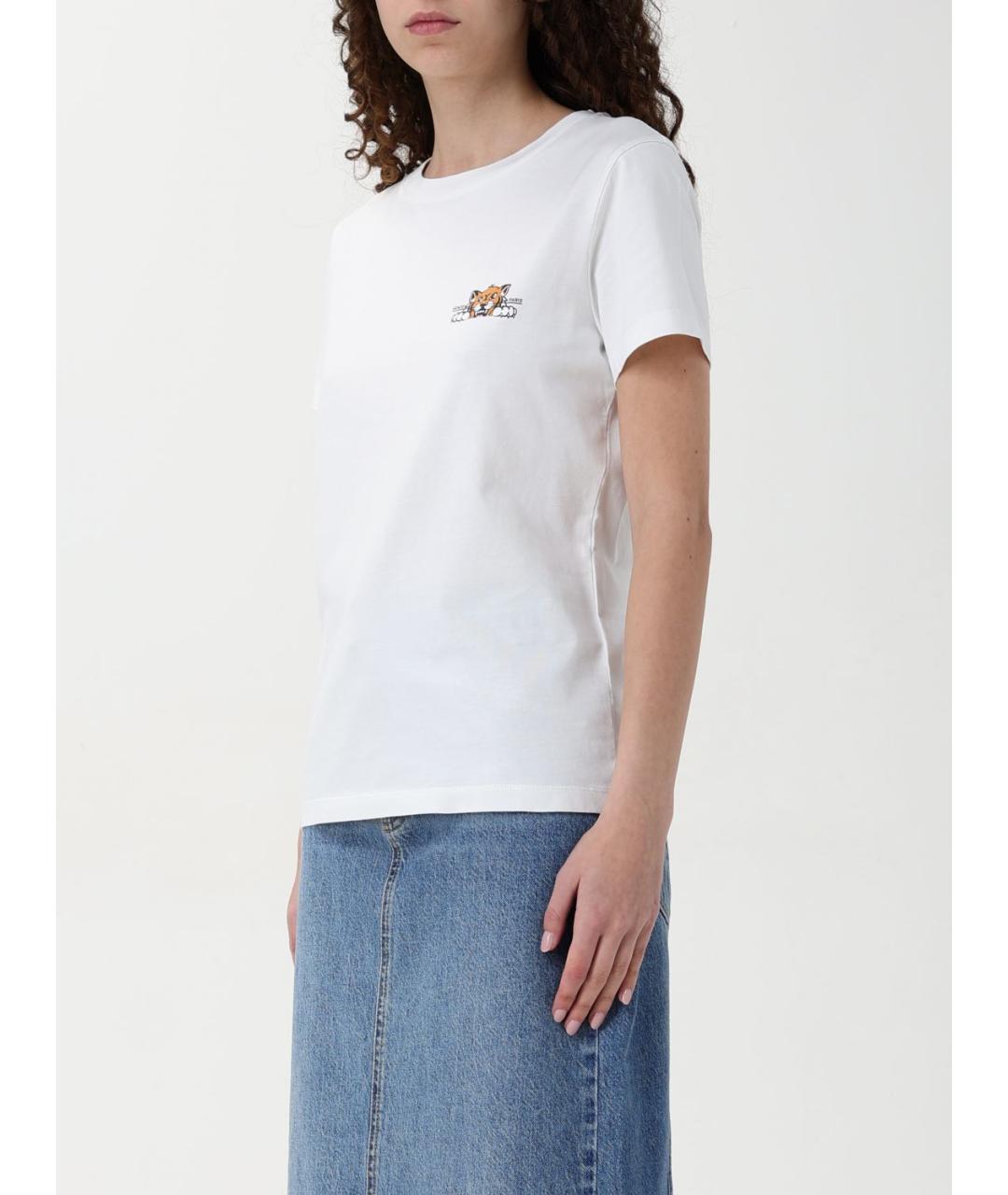 KENZO Белая хлопковая футболка, фото 4